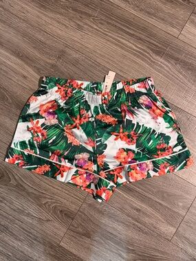 Victoria's Secret Tropical Floral Pajama Shorts
